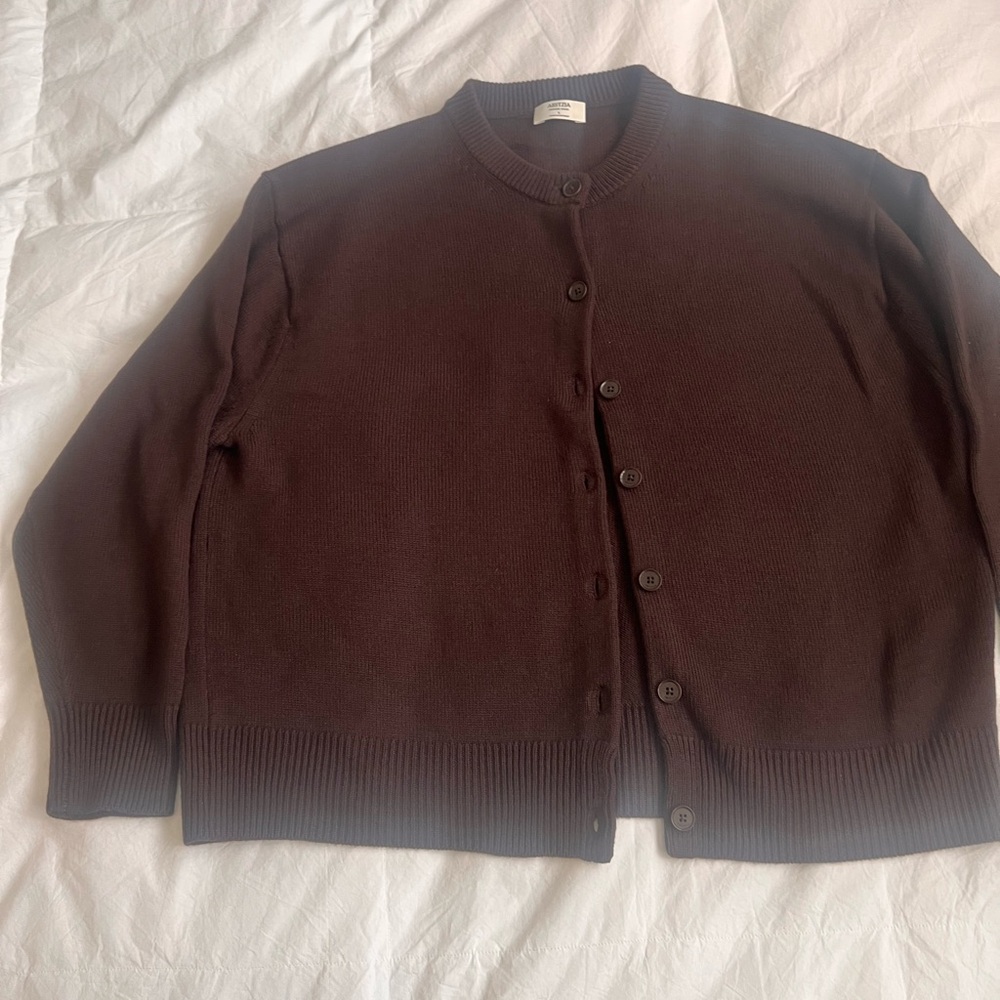Women’s Brown Cardigan Sweater